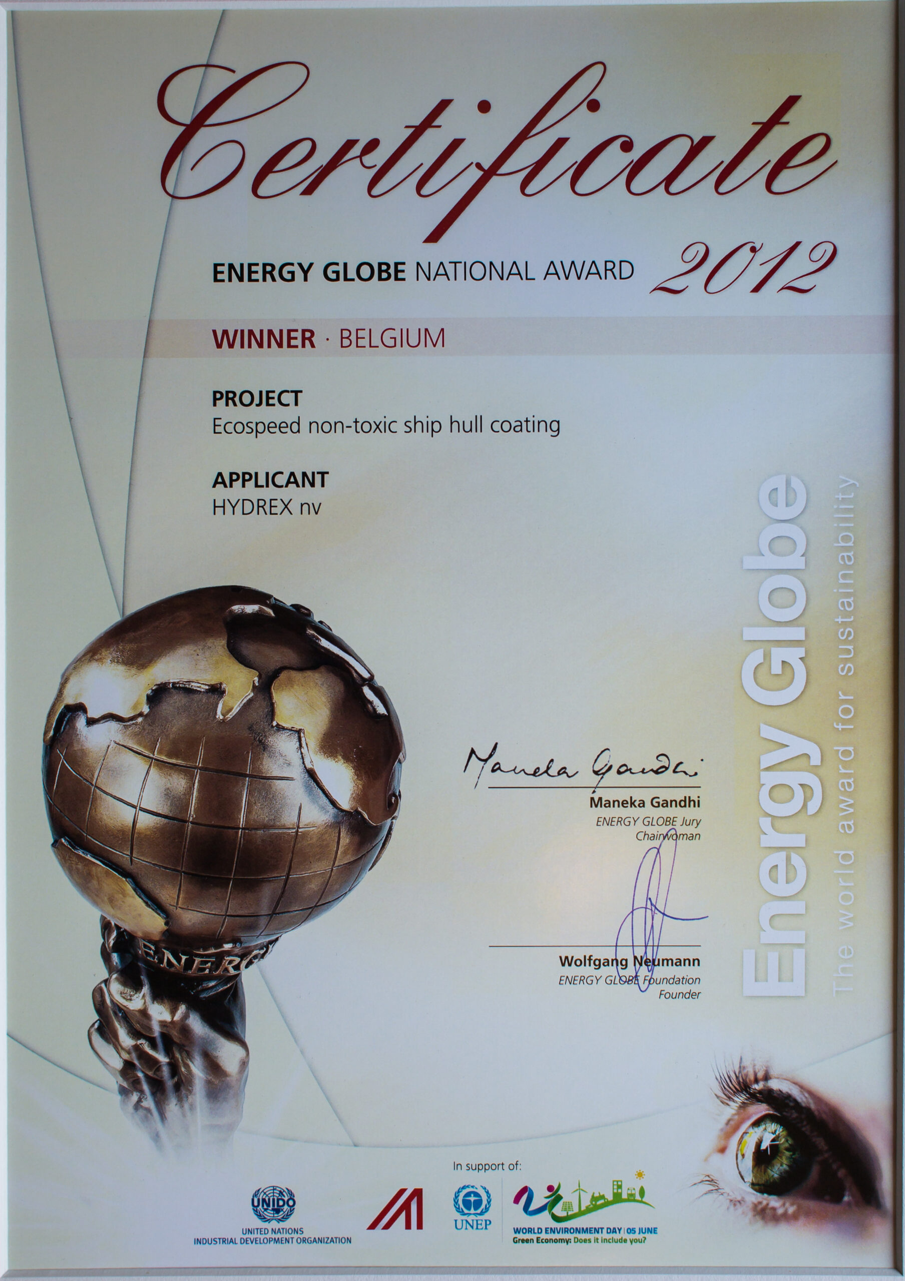 Energy globe 2012